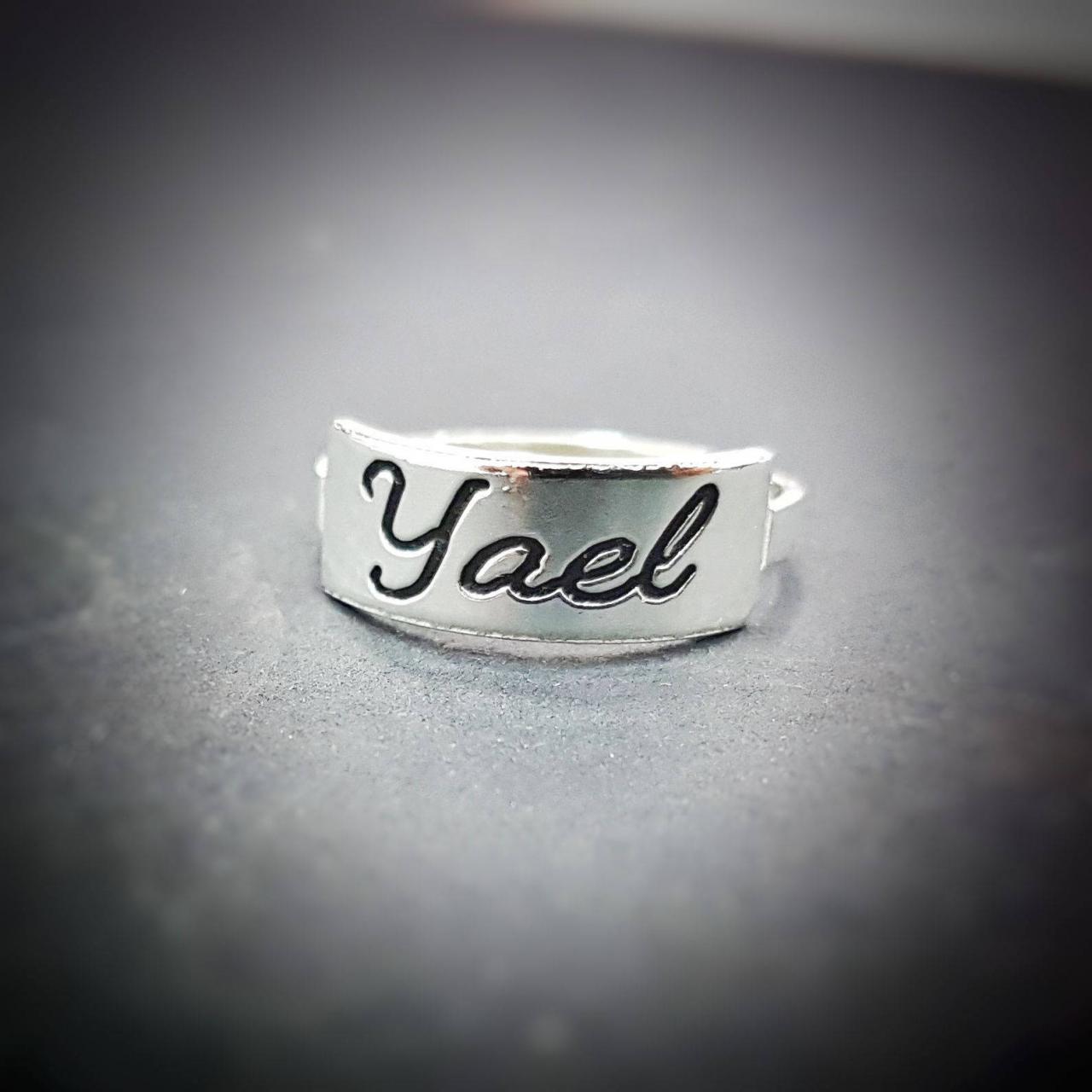 Personalized Ring - Custom Ring - Engraved Ring - Personalized Jewelry - Personalized Gift - Personalized Letter Ring - Sterling Silver Initials